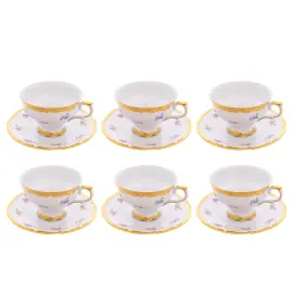 Набор чайных пар Queen's Crown "Мелкие цветы" на 6 персон Набор чайных пар Queen's Crown "Мелкие цветы" на 6 персон