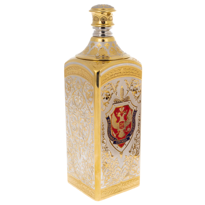 FSB vodka set for 6 people, Zlatoust