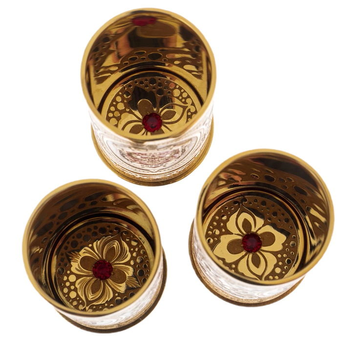FSB vodka set for 6 people, Zlatoust