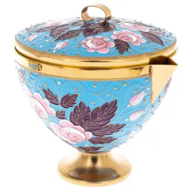 Кофейный сервиз из серебра "Роза" на 6 персон Кофейный сервиз из серебра "Роза" на 6 персон