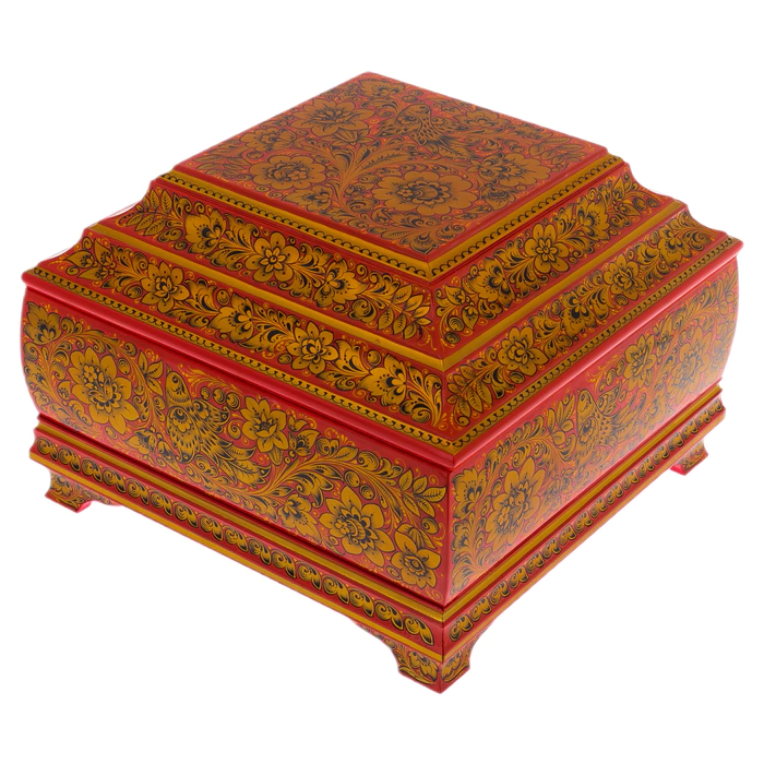 The chest of Khokhloma's "Riddle"