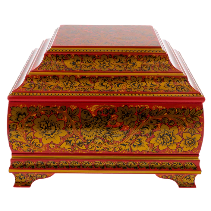 The chest of Khokhloma's "Riddle"