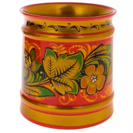 Mead drink set for 6 persons, khokhloma