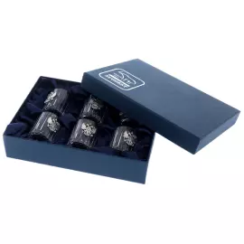 A set of vodka glasses "Coat of Arms of the Russian Federation" for 6 people