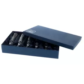 A set of champagne glasses "Coat of Arms of the Russian Federation" for 6 people