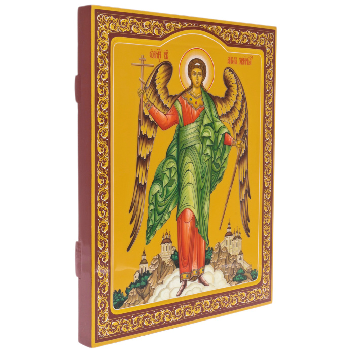 The icon of the "Guardian Angel" of Khokhloma