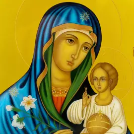 The icon of the "Unfading Color" of Khokhloma