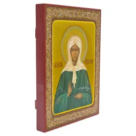 Икона «Матрона Московская» Хохлома