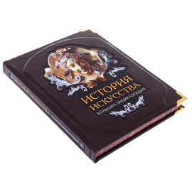 Книга в кожаном переплете "История искусства."