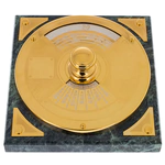 Бизнес-сувенир "Вечный календарь" на змеевике, Златоуст