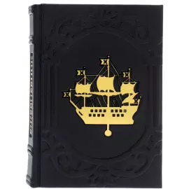 Ежедневник в кожаном переплете "Санкт-Петербург"