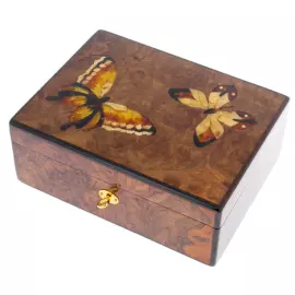 Шкатулка из корня ореха "Лето"