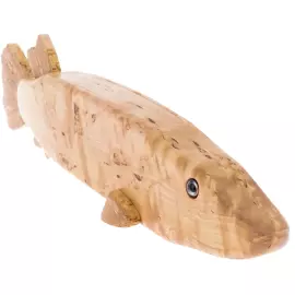 Домино из карельской березы "Щука"