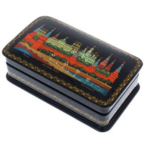 Шкатулка "Москва" Бикина, Палех