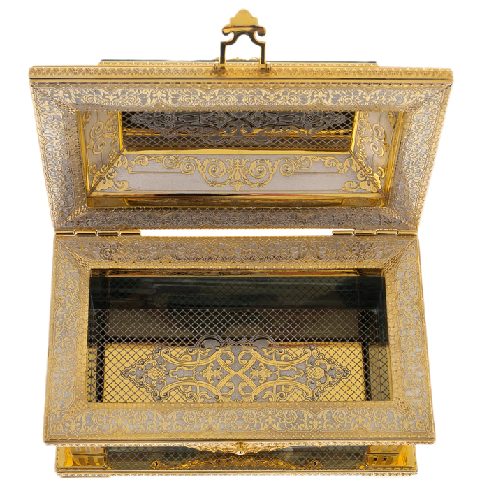 A casket made of ophicalcite
