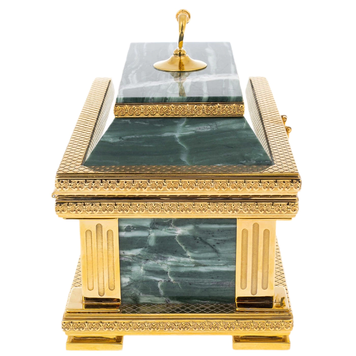 A casket made of ophicalcite