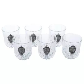 A set of whiskey glasses for 6 people