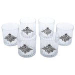 A set of whiskey glasses for 6 people