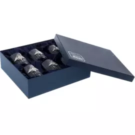 A set of whiskey glasses for 6 people