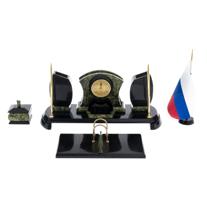 Настольный набор из серпента с долеритом
