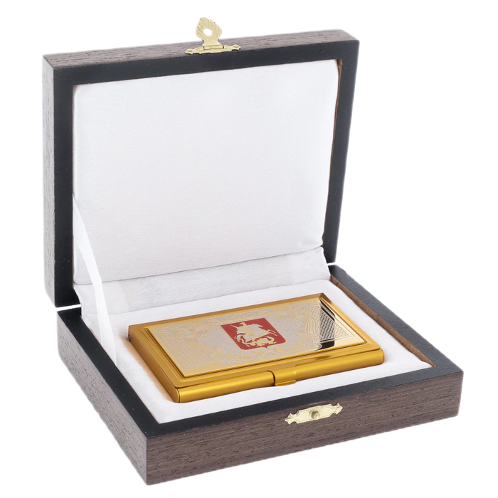 Business card holder "George the Victorious"