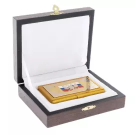 Business card holder "Coat of Arms of the Russian Federation"