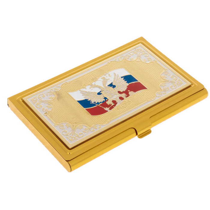 Business card holder "Coat of Arms of the Russian Federation"