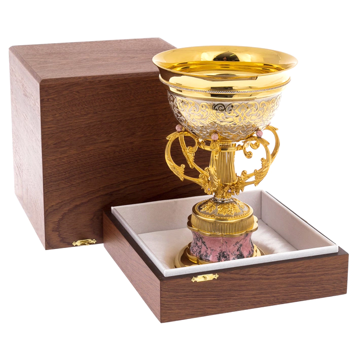 Cup with rhodonite, Zlatoust