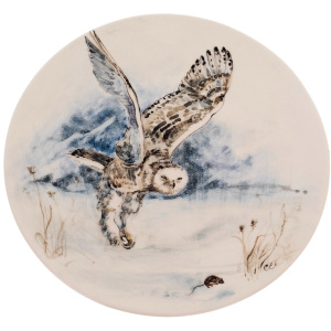 A set of gift porcelain "Polar Region. The Owl"