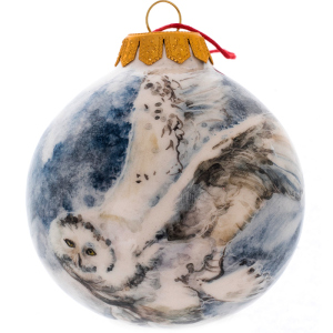 A set of gift porcelain "Polar Region. The Owl"