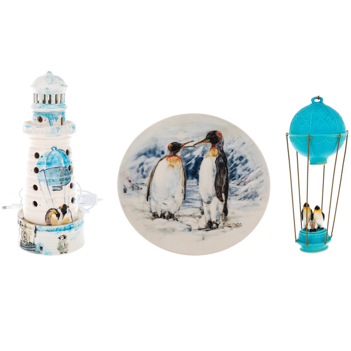 Gift porcelain set "Penguins"