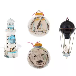 Набор подарочный фарфоровый "Заполярье. Медведи и пингвины"