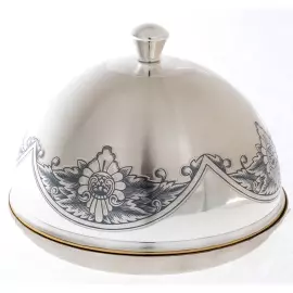 Набор столового серебра в ларце "Фамильные ценности" на 12 персон, 110 предметов