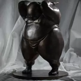 Авторская скульптура из бронзы "Атлант"