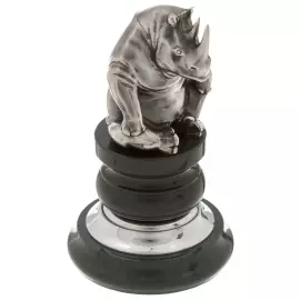 Rhinoceros seal on jade