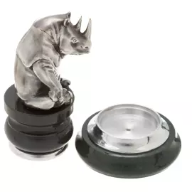 Rhinoceros seal on jade