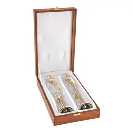 Набор бокалов для шампанского "Сакура" на 2 персоны, Златоуст