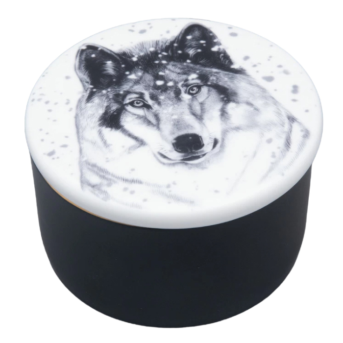 A gift set made of porcelain "Totem. The Wolf"