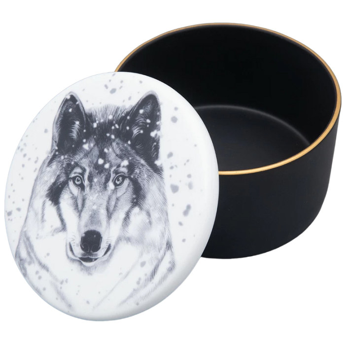 A gift set made of porcelain "Totem. The Wolf"