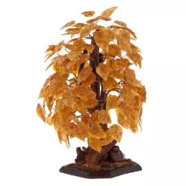 Сувенир из янтаря "Денежное дерево" 28 веток