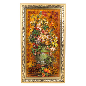 Three-dimensional amber painting "Still Life"