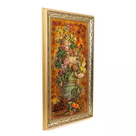 Объемная картина из янтаря "Натюрморт"