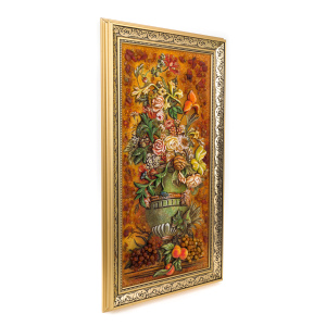 Three-dimensional amber painting "Still Life"