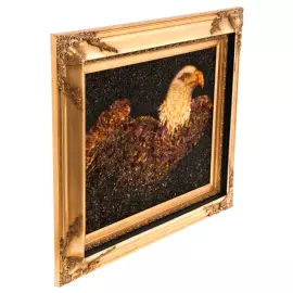 Картина из янтаря "Свобода" (орел)