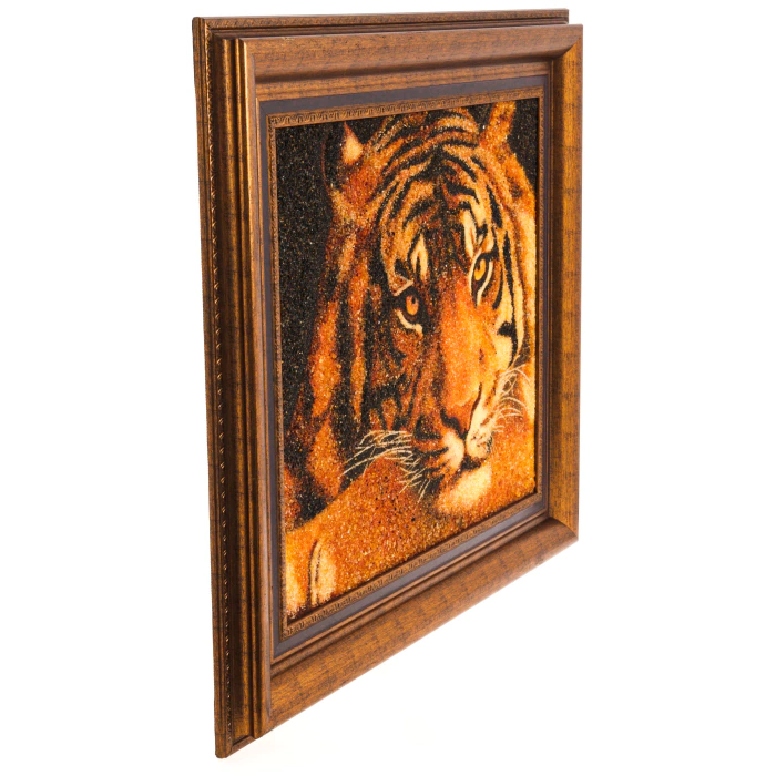 Amber painting "Sher Khan"