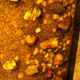 Amber painting "Portrait of Vladimir Putin"