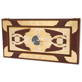 Сувенирные нарды из ценных пород дерева "Старец", Златоуст Сувенирные нарды из ценных пород дерева "Старец", Златоуст