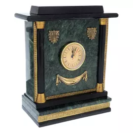 Настольный письменный набор "Герб РФ" из змеевика