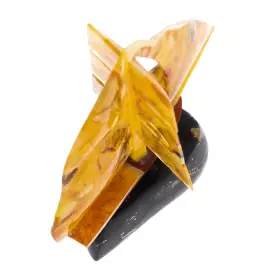 Souvenir made of amber "Sailboat" small