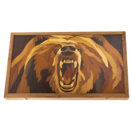 Эксклюзивные нарды "Медведь" Эксклюзивные нарды "Медведь"